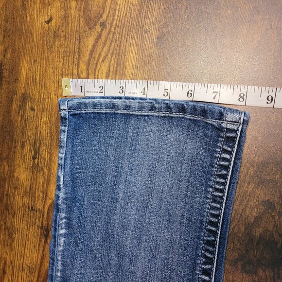 Maurices Jeans Size 8 R Low Rise Bootcut Medium Light Wash Stretch Denim Western - Picture 9 of 10